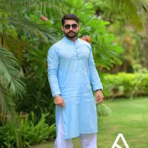 light blue shalwar kameez mens